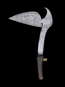 Sangha, Bumali, Djem, throwing knife 02, Congo Brazzaville