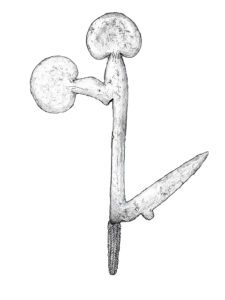 Banda throwing knife 40, Central African Republic - D.R. Congo