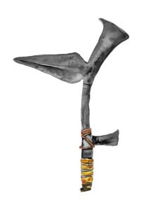 Fang, Djem, throwing knife 13, Congo Brazzaville, Gabon