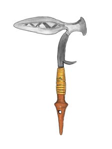 Fang, Djem, throwing knife 20, Gabon