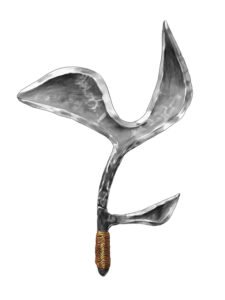 Yangere, Gbaya throwing knife 18, C.A. Republic - Congo Brazzaville - Cameroon