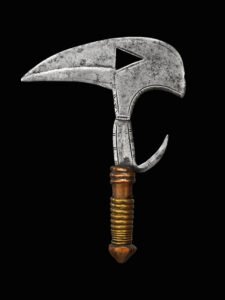 Kota and neighbours' ceremonial throwing knife 07, Gabon