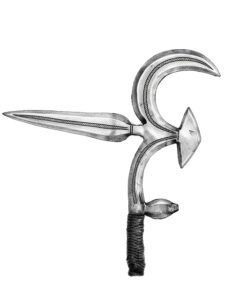 Ngbaka throwing knife 15, D.R. Congo