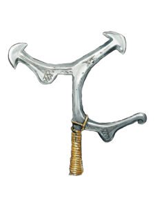 Ngbaka-Mabo throwing knife 22, C.A. Republic - Congo Brazzaville