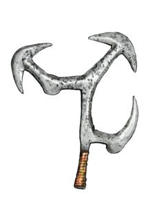 Ngbaka-Mabo throwing knife 25, C.A. Republic - Congo Brazzaville