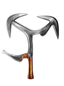 Ngbaka-Mabo left handed throwing knife 24, C.A. Republic - Congo Brazzaville