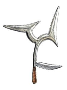 Manza Ngbaka throwing knife 16, C.A. Republic - Congo Brazzaville