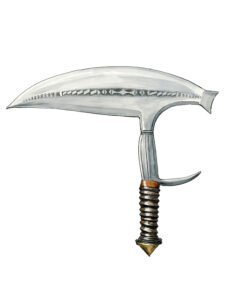 Kota and neighbours' ceremonial throwing knife 11, Gabon