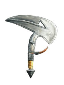 Kota and neighbours' ceremonial throwing knife 20, Gabon