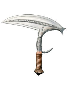 Kota and neighbours' ceremonial throwing knife 14, Gabon