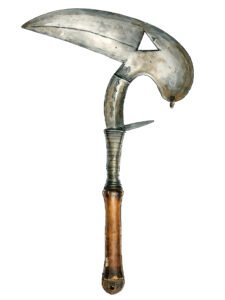 Fang ceremonial throwing knife 02, Gabon