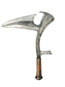 Kota, Fang ceremonial throwing knife 03, Gabon