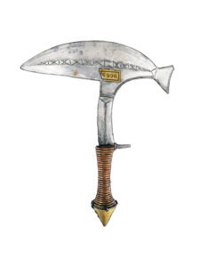 Kota and neighbours' ceremonial throwing knife 13, Gabon