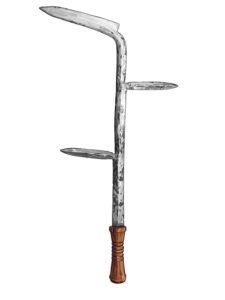 Banda throwing knife 47, Central African Republic - D.R. Congo