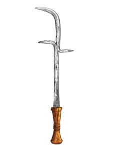 Banda throwing knife 48, Central African Republic - D.R. Congo